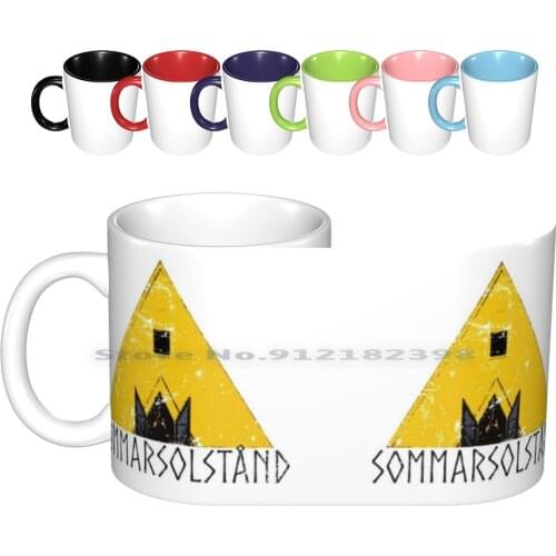 Midsommar Halloween Ceramic Mugs Coffee Cups Milk Tea Mug Midsommar Creepy Halloween Midsommar Sacrifice Creepy Halloween