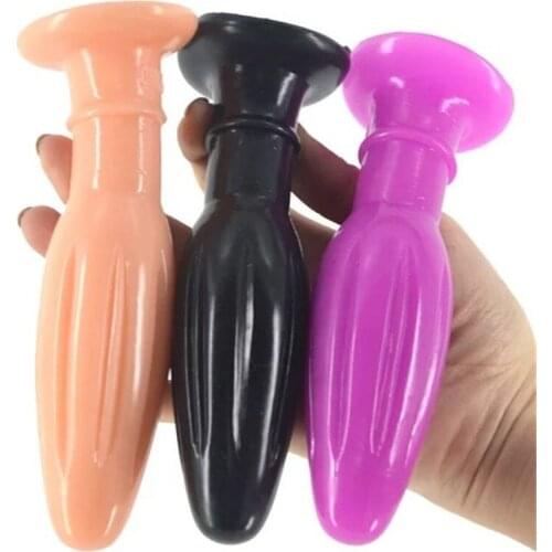 Soft Anal Plug Dildo Sex Toys for Wuman G Point Prostate Massager Bullet Butt Plug for Men Gay Couple Adult Products 3 Colors