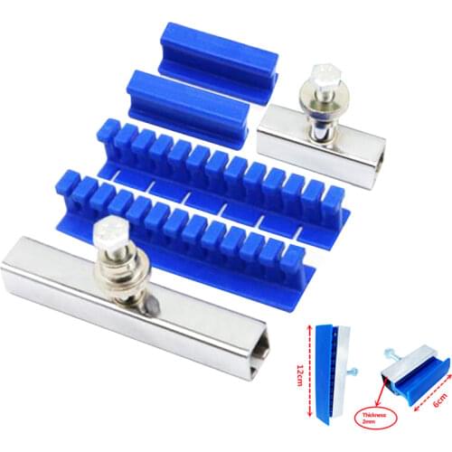 Universal 6Pcs Adhesive Blue Glue Tabs Tools Kit For Car Paintless Dent Repair Tool Auto Dent Repair Tools for Car Body Repair