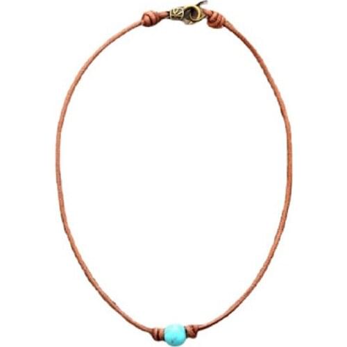 New Chokers Necklaces Semi Precious Stone Short Necklace Women New Fashion Statement Necklaces Jewelry