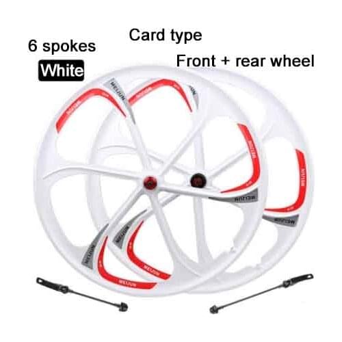 New Product MIEJUN 26-Inches Mountain Bikes Magnesium Wheels With Disc Brake Bearing Hubs Integrally Wheelset