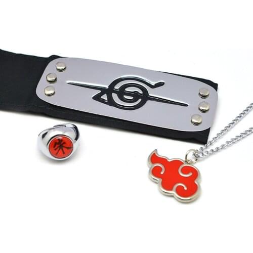 Headband Cosplay Akatsuki costumes Accessories Props Itachi Akatsuki Madara Anime Headband Props Kids Gift