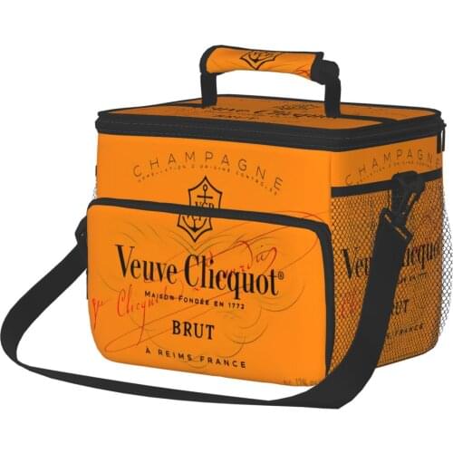 Veuve Clicquot Champagne Picnic Bag Large Capacity Luxury Lunch Bag Family Pack Refrigerated Shopping Bag lunch tote _hy04