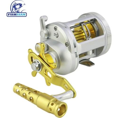 Jigging Fishing Reel Pesca Carp Baitcasting Drum Wheel MAX DRAG 28KG Mulinello Sea Bait Casting Fishing Reels Ship For Fishing