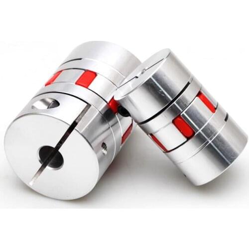 Aluminium alloy Plum coupling OD40 L66 elastic coupling servo motor coupler hole 8/10/12/12.7/14/15mm