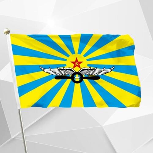 Soviet Air Force Flag 3x5ft 90x150cm FT 100D Polyester Russia Russian CCCP USSR Military Flags And Banners For Home Decoration