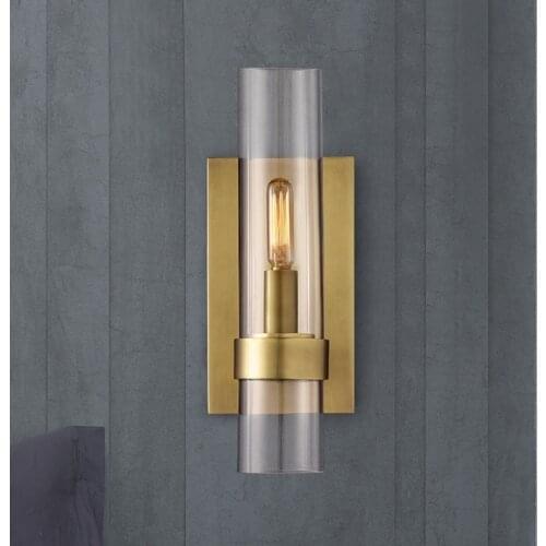 Modern Luxurious Wall Lights Glass Shade Gold/Black Wall Lamps for Bedroom Bedside Living Room Restaurant Fixtures Led Sconces