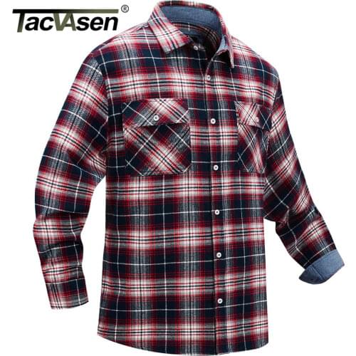 TACVASEN Men's Cotton Shirts