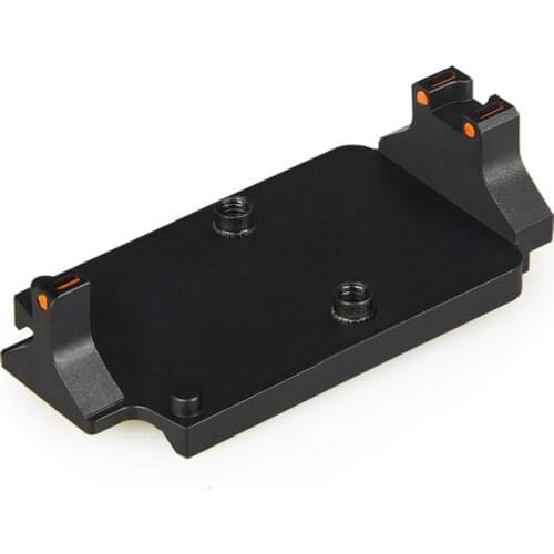 Tactical Universal Mount RMR Mount With Fiber Red Dot Optic Base Gun Mount Mounting Platform For RMR Sight
