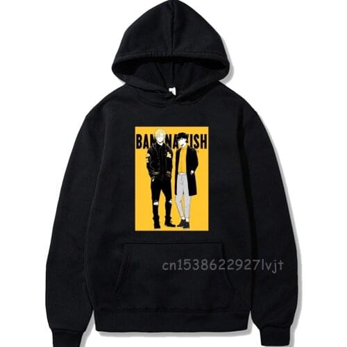 Banana Fish Hoodie Fashion Pullovers Tops Long Sleeve Women Men Fashion Unisex Premium Cotton Clothes