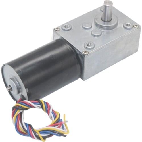 High-Power Low Noise 12v 24v Brushless Dc Worm Gear Motor Long Life Silent Slow Speed High Torque Electric Reducer Motor