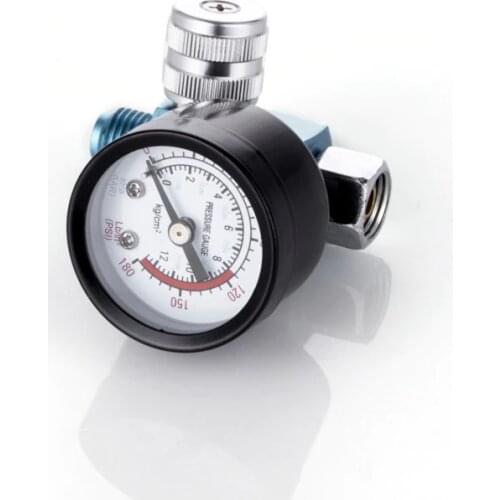 Weta spray paint gun Air Regulator gauge iron blue Base airbrush painting car tool