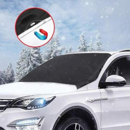 1pc 210*120Cm Car Front Windshield Magnet Anti-Frost Snow Anti-Freeze Cover General Car Accessories