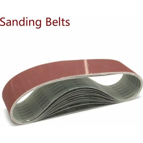10pcs Sanding Belt 40-600 Grits Qualtiy Sander Belts Abrasive Belt Tool For Wood Furniture Metal Grinding Polishing 915x50mm