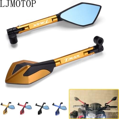 Aluminum CNC Motorcycle Side Mirror rearview Mirrors For YAMAHA T-MAX 500 530 TMAX TMAX530 SX/DX 2017 2018 2019 TMAX 560 2020 21