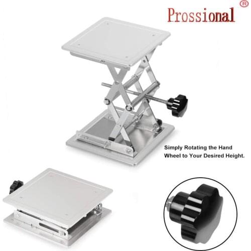 Aluminum Router Lift Table Woodworking Engraving Lab Lifting Stand Rack lift platform Woodworking Benches