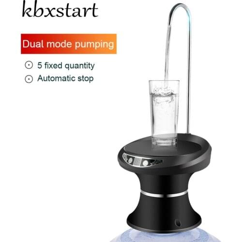 Kbxstart Automatic Electric Portable Water Pump Dispenser Gallon Drink Bottle Switch Mini Dispensador De Agua Fria Embotellada
