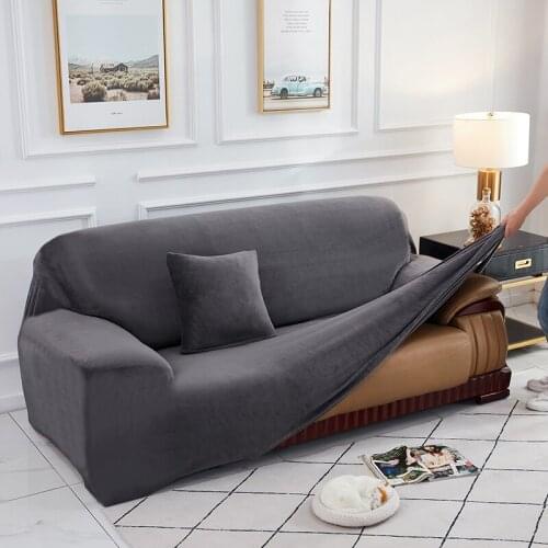 1/2/3/4 Seat Sofa Cover L-Shaped Elastic elastic Soft sofa cover, General sofa cover and Chair cover for living room