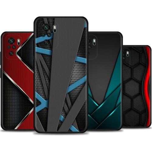 Case for Redmi Note 10 Pro Max 9 8 8T 7 Cover For Redmi K40 Pro Plus 9 Power 9A 9C 9T 8A Funda Sports Car Carbon Fibre