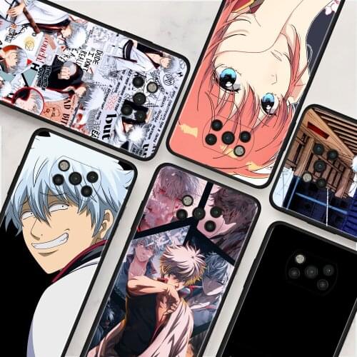 GINTAMA amine Cover for Xiaomi Mi Poco X3 NFC M3 X3 Pro F3 F1 9T 10 11 Ultra Note 10 10T 5G A2 Lite Cell Phone Case
