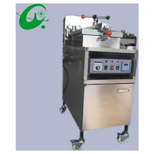 25L Manual control GAS pressure fryer(With oll pump) deep fried chicken machine stainless steel air pressure fryer