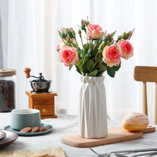Nordic Ins Ceramic Vase Plant Art Decor Crafts Home Wedding Minimalist Decoration Dried Flower Flower-Arranging Large Container