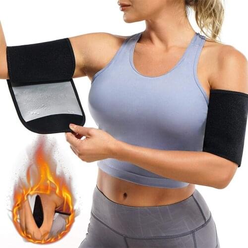 Hot Body Shaper Arm Bands Sweat Sauna Arm Tops Fitness Control Wraps Waist Trainer Slimming Shapewear Thermo Gym Workout Shaper