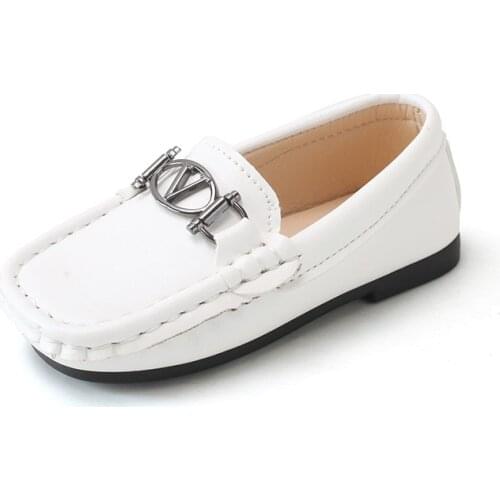 2021 Spring New Children Peas Shoes Korean Style Boy Girls Casual Loafers Shoe Tendon Bottom Flats Baby Toddler Sneakers Kids