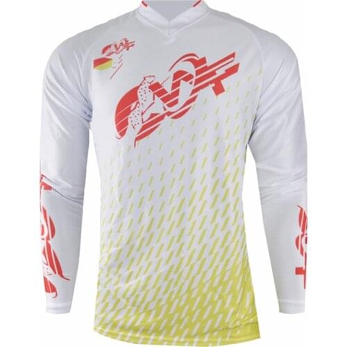 Men MTB Cycling Downhill Jersey Quick Dry Long Sleeve Road Bike Shirts Mountain Bicycle Wear Maillot Ciclismo clothing