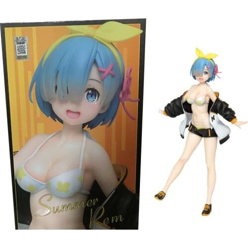 Taito Re:life In A Different World From Zero Rem Garage Kit Pvc Assembly Model Western Animiation Action Figure Kids Toys
