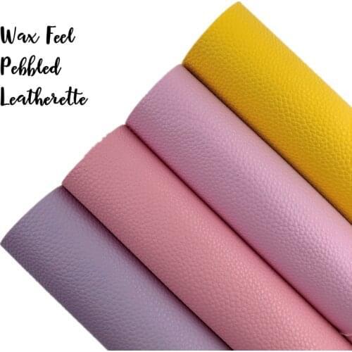 New Rainbow 22x30cm/A4 Eco-friendly Wax Feel Pebbled Leather 1.2mm Pu Faux Fabric For DIY Crafts, Bows, Bags, Accessories use