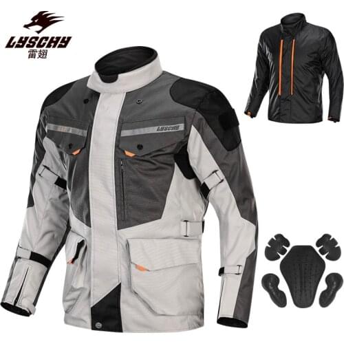 The New Cross-country Motorcycle Racing Suit Winter Waterproof and Anti-fall Rally Riding Motorcycle Suit