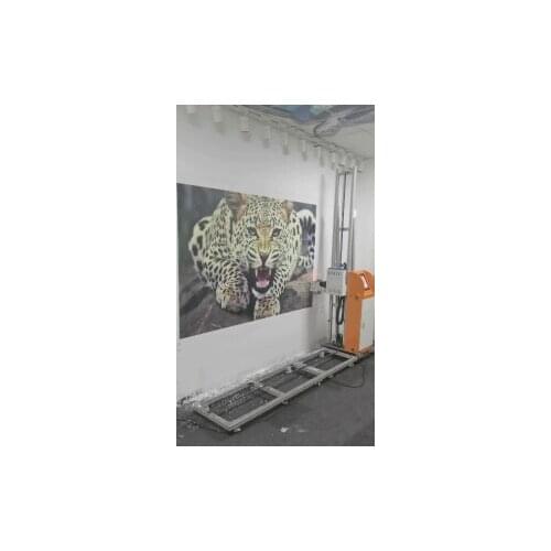 New 3d custom size vertical wall decor art clock logo animals wall printing machine