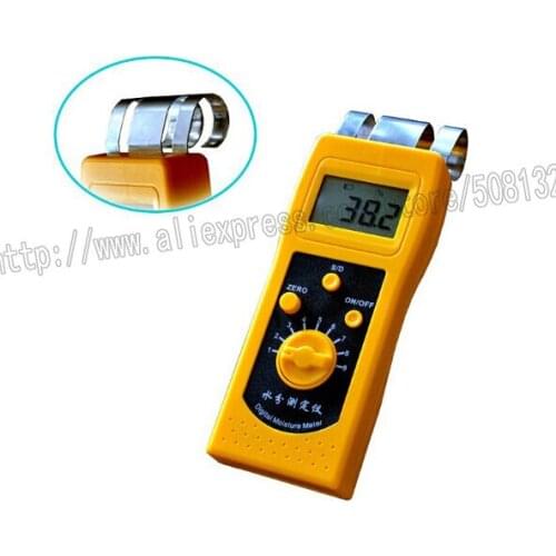 TOKY DM200T NEW Portable Digital Textile Moisture Meter Tester 0-2% 0-90