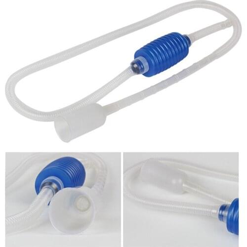 Simple Aquarium Cleaning Vacuum Water Changer Siphon Pump Manual Cleaner Pump Safe Vacuum Aquarium Water Changer dropshipping
