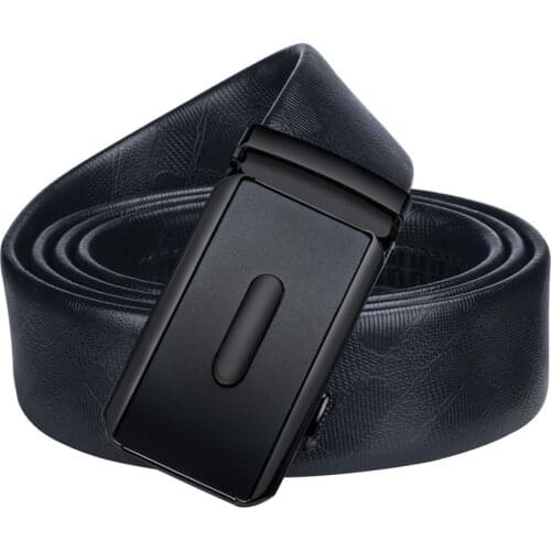 PK-0007 Barry.Wang 2017 Fashion Designers Automatic Buckle Genuine Leather Luxury Strap Male Belt for Men Business Free Shipping