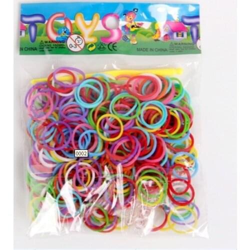 DIY Loom Rubber Bands Loom Bands Refills Magic Crazy Twistz Bandz (200 bands+ 10 S-Clips+1 Hook/Pack) 10Packs/lot