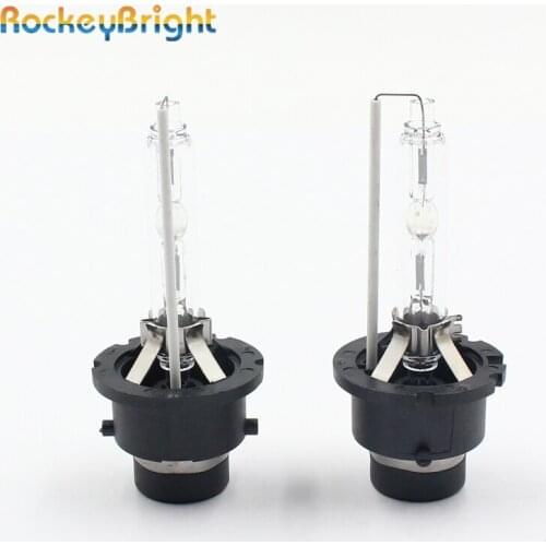 Rockeybright 2pcs 35W 12V Car D4S HID Xenon Bulb Headlight Lamp matel base Auto Light Source HID D4S xenon 4300K 6000K 8000K
