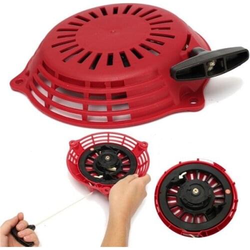 Recoil Starter Pull Start Assembly For Honda GC135 GC160 GCV135 GCV160 EN2000 Generators Startup Disk Red