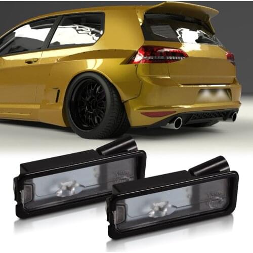 DC12V License Plate LED Light Universally For VW/Golf MK6 MK7 /Passat B7 CC Scirocco 35D 943 021 A Led Super White Driving Lamp