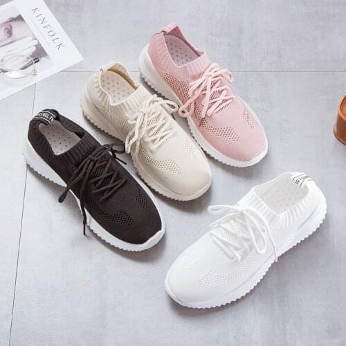 2019 Summer new tide breathable fly Weaver shoes socks shoes Han version ulzang hundred casual sneakers women