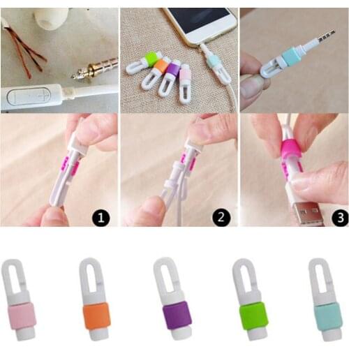 1pcs Earphone Cable Protector Holder Data Cable Headset Cable Protective Wire Organizer