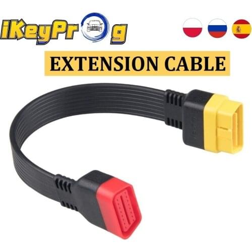 Extension 16pin OBD2 Cable FOR LAUNCH EasyDiag 3.0/easydiag 2.0 Plus 16PIN OBDII Extension Connector Adatper Cable