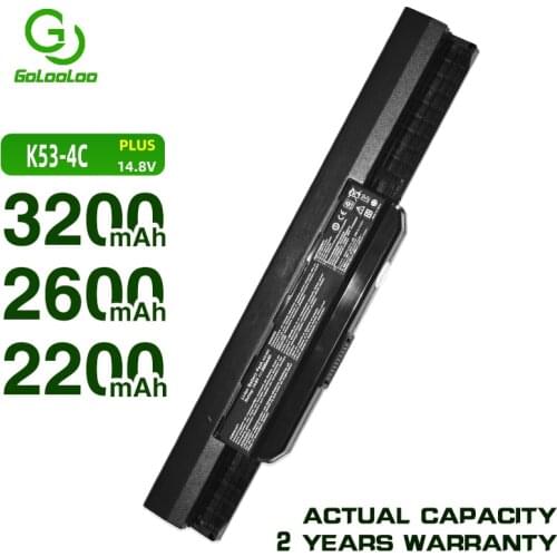Golooloo 14.8v Battery for Asus A32-K53 A43 A53 A53S A53z A53SV K43S K53F K53J K53S K53SV K53T X53S K43 K43E K43J K43SV K53 K53E