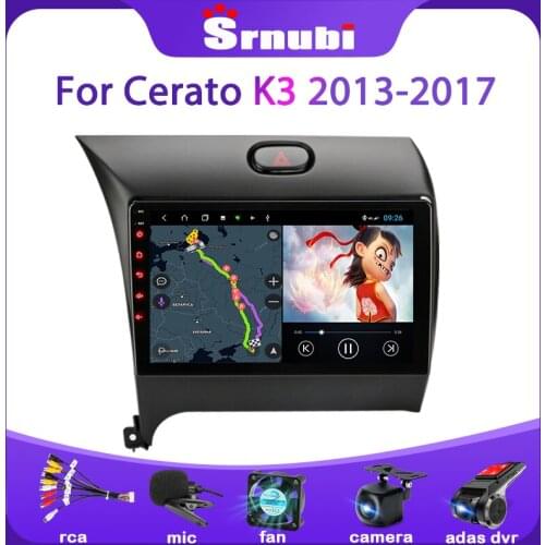 Srnubi Android 10 Car Radio Multimedia Video Player for Kia K3 Cerato Forte 3 2013 2014 2015 2016 Navigation GPS 2 Din Wifi DVD