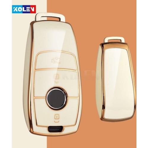 TPU Car Remote Key Cover Case Shell Fob For Mercedes Benz 2017 E Class W213 E200 E260 E300 E320 2018 S class GLS GLA Accessories