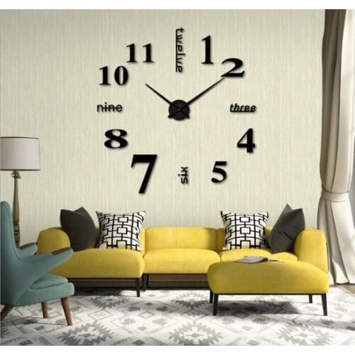 Dıy Clock New Generation 3D Wall clock model 2 Wall Clock