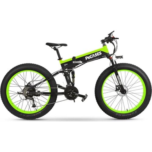 1000W Electric Bike 26 inch Fat Tire with 48V 14Ah Samsung LCD Display Folding EBike Mens Mountain Electric Bicycle Beach E-Bike