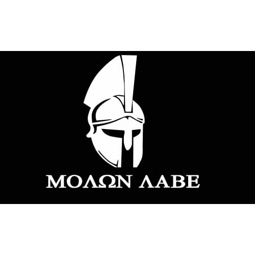 Xiangying 90*150cm Greek Spartan Molon Labe Flag For Decoration