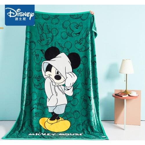 1.5m*2m cartoon Mickey mouse Print Double Thick Warm Blanket Flannel Blanket Super Soft Warm Throw Blankets for Kids hot sale